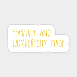 Fearfully And Wonderfully Made Collection Magnet