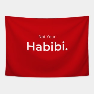 Not Your Habibi. (red) Tapestry