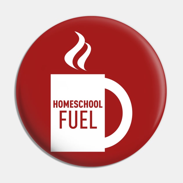 Homeschool Fuel Pin by MrPandaDesigns