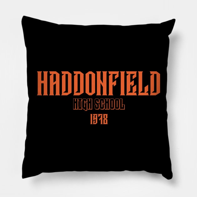 Vintage Design Haddonfield High School 1978 Pillow by Exosia store