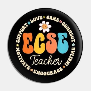 Ecse Teacher Early Childhood Special Education Sped Squad Pin