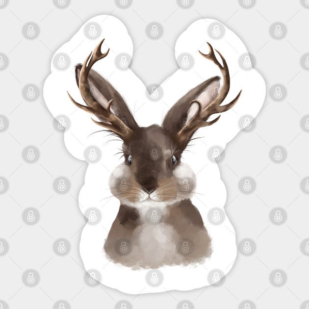 Wild Jackalope Jackalope Sticker Teepublic