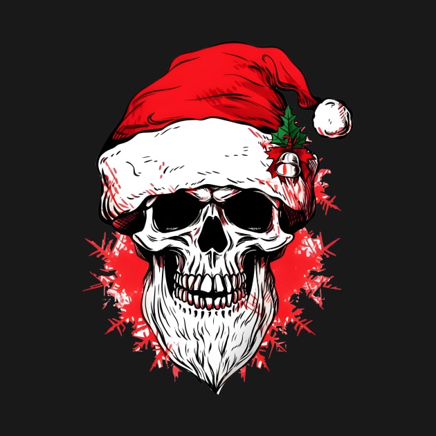 Christmas Celebration with a Skull Twist by ragil_studio