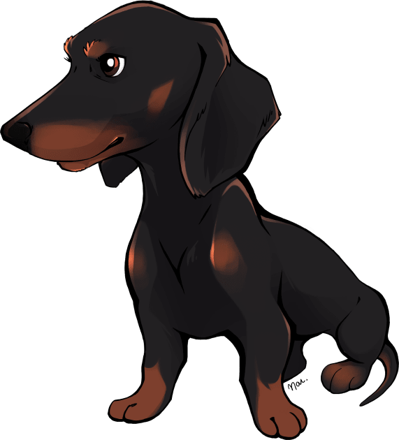 Dachshund Kids T-Shirt by mariamar