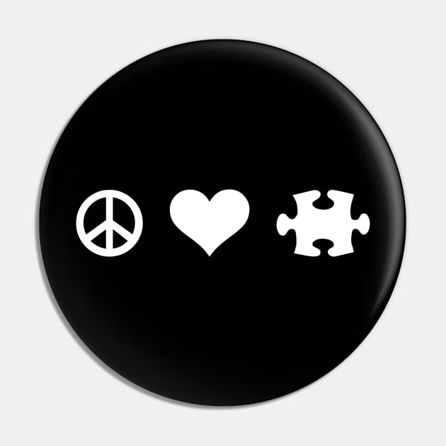 Peace love jigsaw puzzle Pin by Designzz