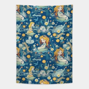 Little Mermaid Andersen Tapestry