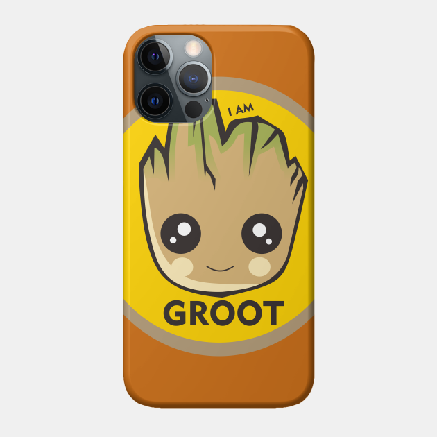 I AM GROOT Groot Phone Case TeePublic