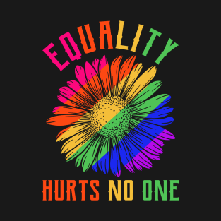 Pride Human Rights Lgbt Equality Hurts No One T-Shirt