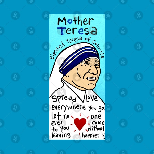 Mother Teresa by krusefolkart