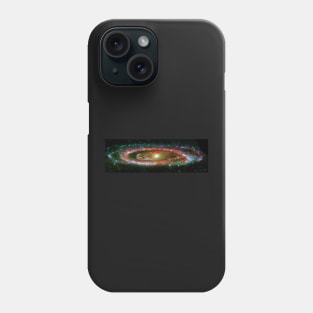 Andromeda galaxy, from NASA Galaxy Evolution Explorer and Spitzer Space Telescope. Phone Case