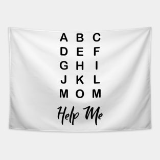 MOM HELP ME LEARN ABC Tapestry