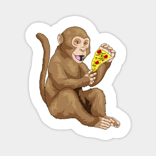 Monkey Pizza Magnet