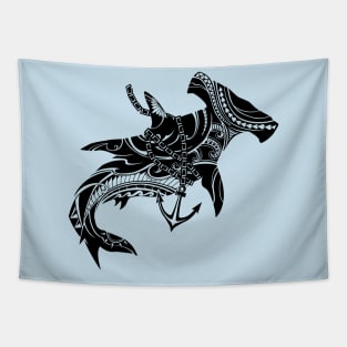 Tribal Shark Tapestry