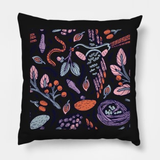 Bohemian forest art Pillow