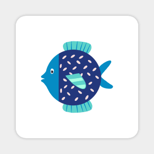 Fish illustration Magnet