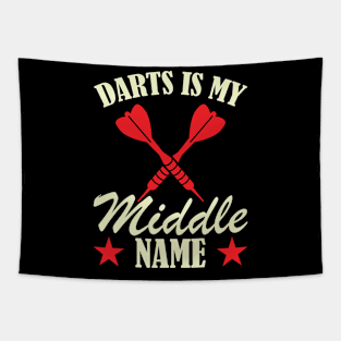 Darts Is My Middle Name I Darts Tapestry