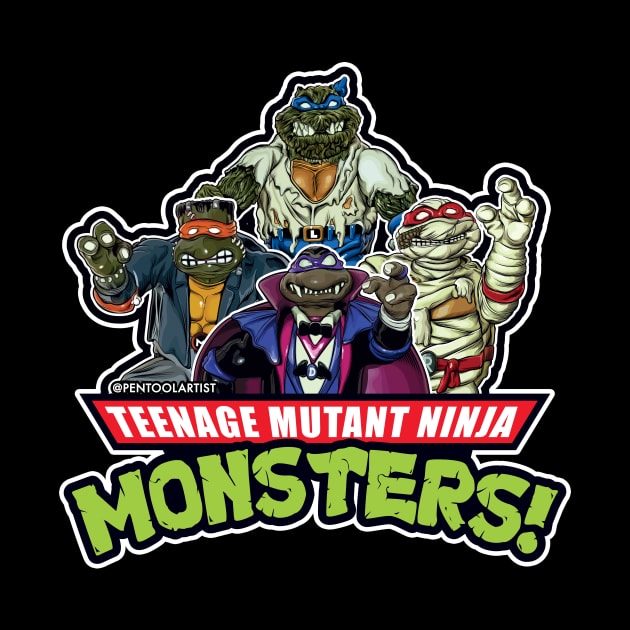 Teenage Mutant Ninja MONSTERS! by pentoolarts