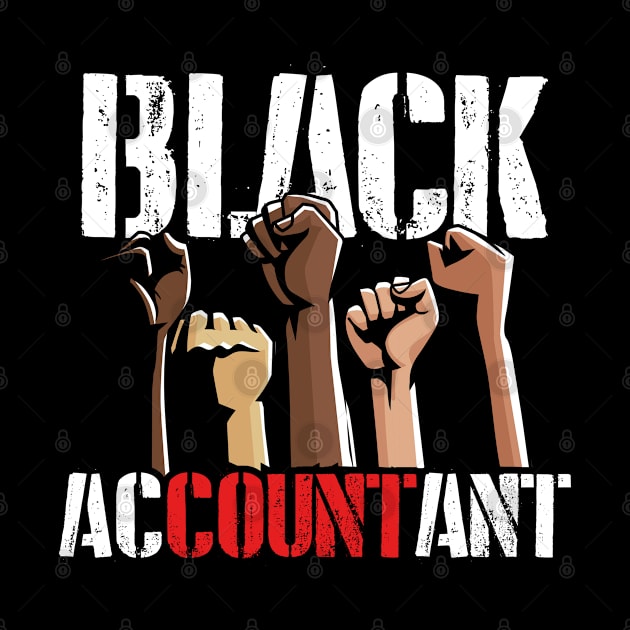 Black Accountant   tax season numbers by Caskara