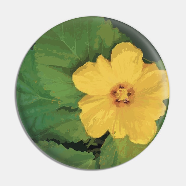 Pua 'Ilima, Hawaiian Flower Pin by NadJac