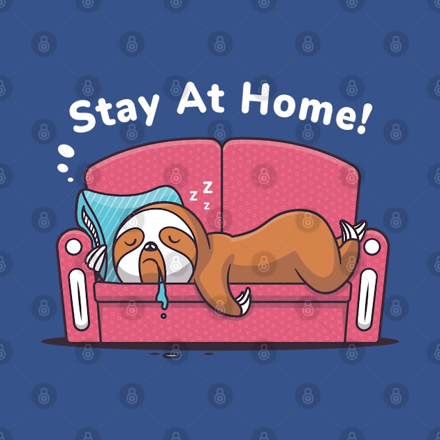 Stay At Home - Lazy Sloth by zoljo