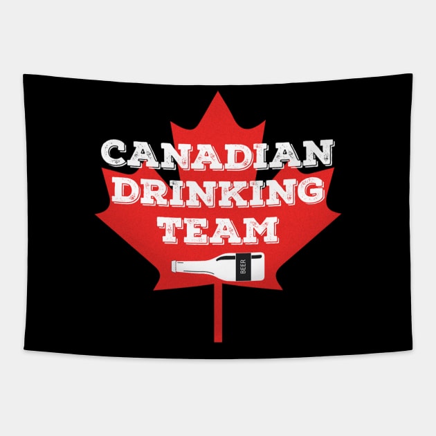 Canada National Drinking Team - Canadian Beer Pride Tapestry by ozalshirts