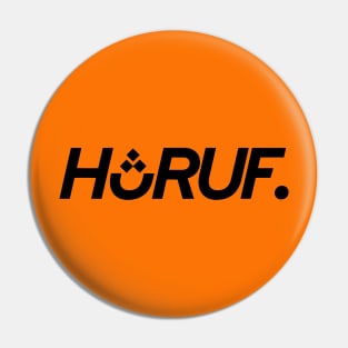 Huruf Box Logo (Black) Pin