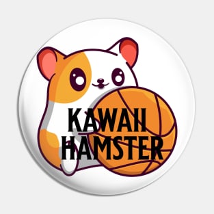 kawaii Hamster Pin