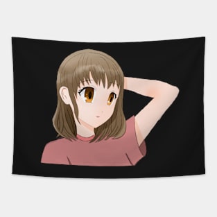 Anime girl Tapestry