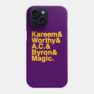 1988 Los Angeles Basketball Phone Case