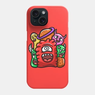 Monster Character Doodle Art Phone Case