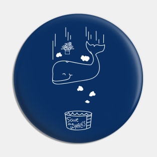 Save the Whales Pin