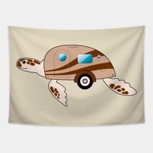 Sea Turtle Camper Tapestry