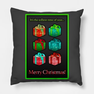 Christmas Greeting Card Pillow