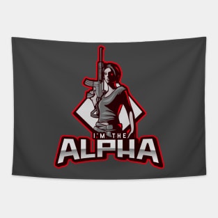 I'm The Alpha (2) Tapestry