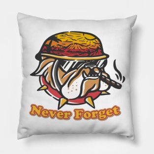 Never Forget Pillow