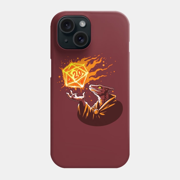 Nat20 Fireball Phone Case by stoicroy