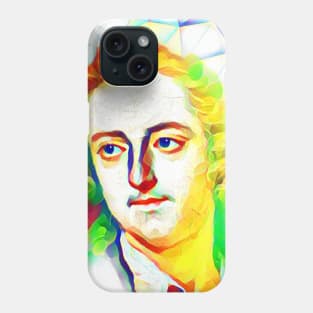 Thomas Gray Colourful Portrait | Thomas Gray Artwork 11 Phone Case