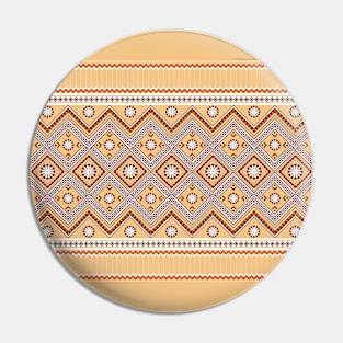 Beautiful floral pattern on a brown background Pin