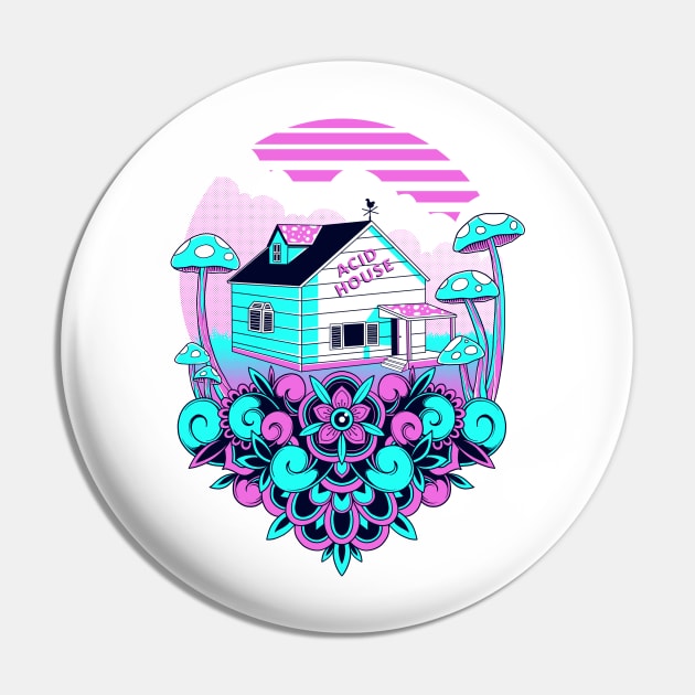 Acid House Pin by GODZILLARGE