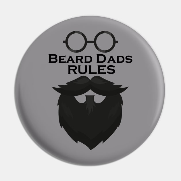 Beard Dads Rules Pin by YepYepACS