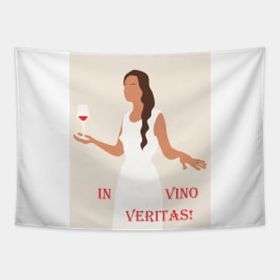 greek woman with wine Tapestry