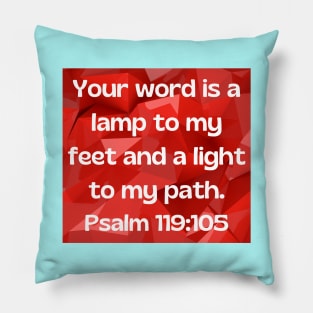 Bible Verse Psalm 119:105 Pillow