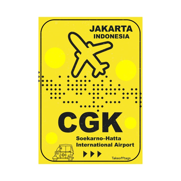 CGK Jakarta airport code by Woohoo