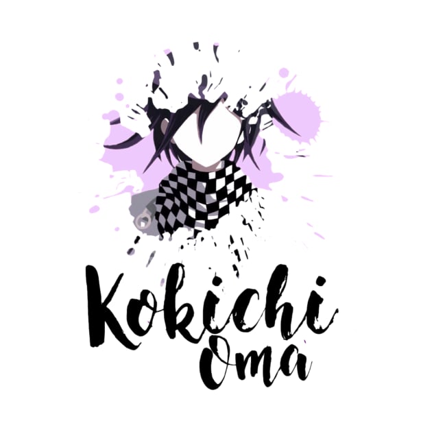 Kokichi Oma (Paint Splatter) by BleedingKansas