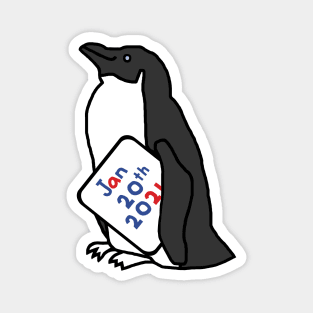 Inauguration Day Cute Penguin Magnet