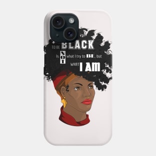 Afro Girl Blacklivematter Phone Case