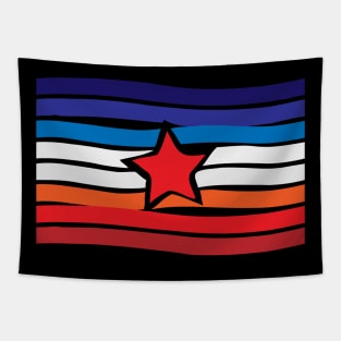 Yugoslavia Retro Flag Tapestry