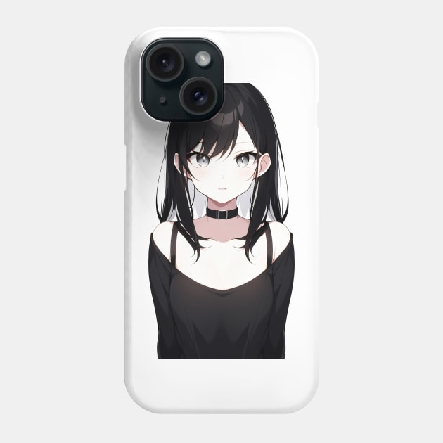 anime girl art Phone Case by DeathAnarchy