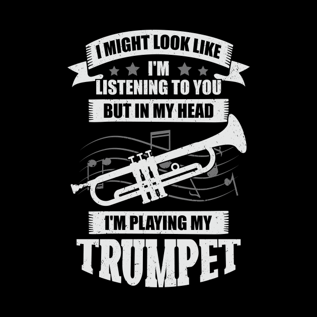 Funny Trumpet Player Music Trumpeter Gift by Dolde08