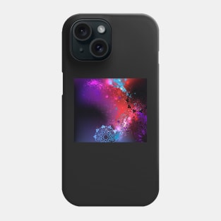 Purple Background Holi ( Abstract ) Phone Case